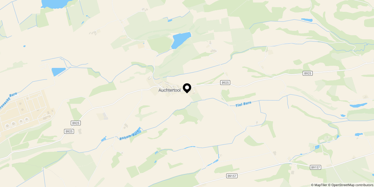 Approximate location of Halyard Terrace, Kirkcaldy, Auchtertool, KY2 5XR